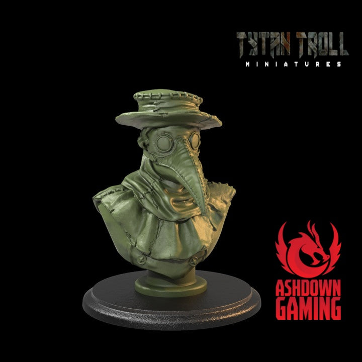 TytanTroll Miniatures: Plague Doctor Bust-Bust-Ashdown Gaming