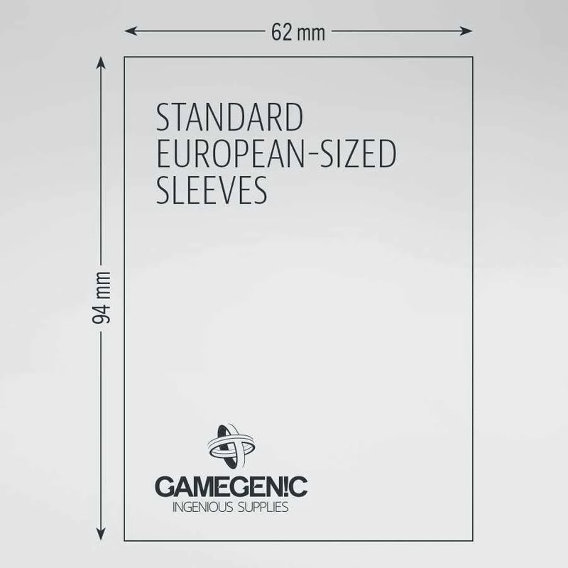 Gamegenic Prime European Sized Sleeves - (50)-Ashdown Gaming