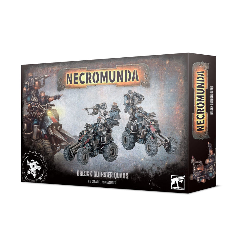 Necromunda - Orlock Outrider Quads-Boxed Set-Ashdown Gaming