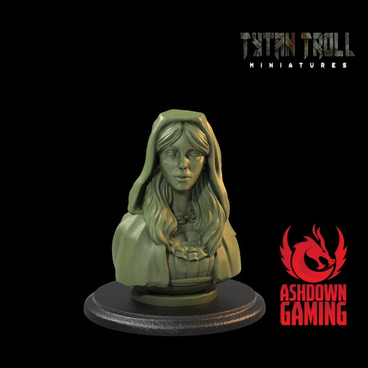 TytanTroll Miniatures: Red Riding Hood Bust-Bust-Ashdown Gaming