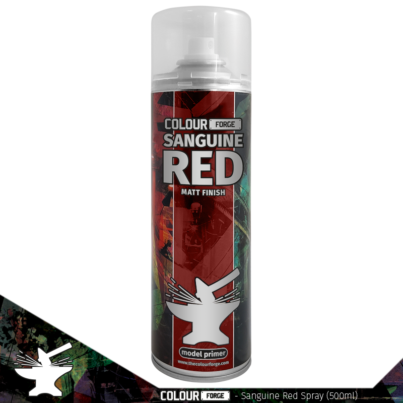 Colour Forge Spray - Sanguine Red-Paint-Ashdown Gaming