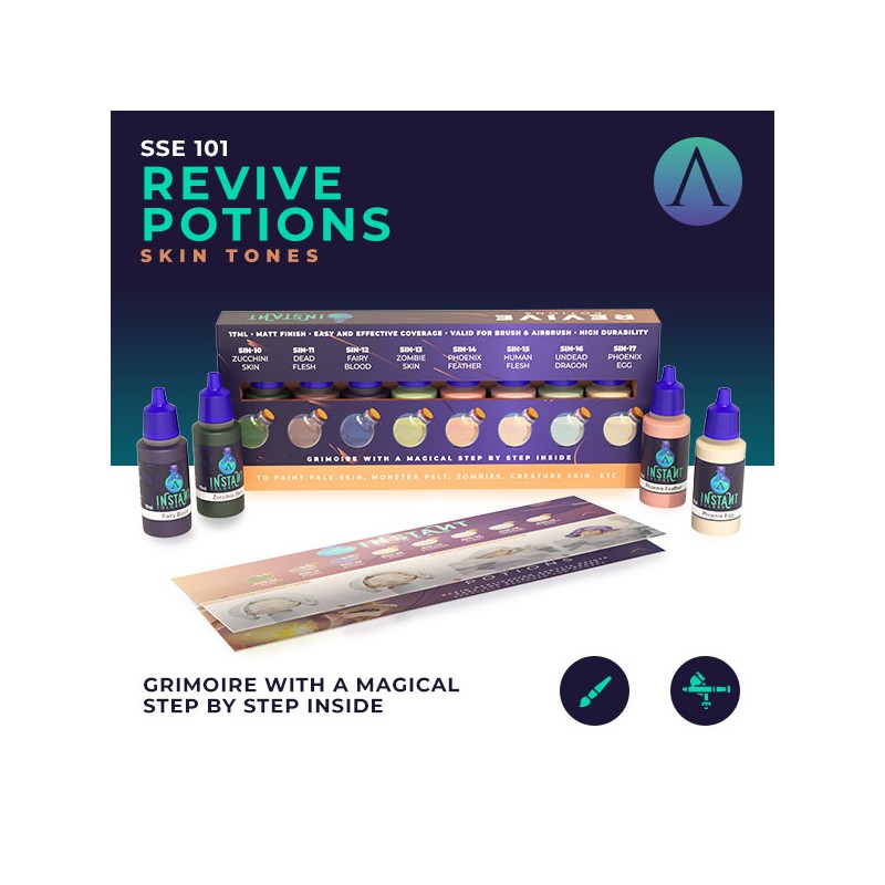 Scalecolor - Instant color: Revive Potions Paint Set-Art & Craft Paint-Ashdown Gaming