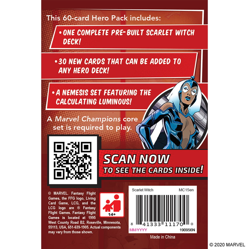 Marvel Champions - Scarlet Witch Hero Pack-Ashdown Gaming
