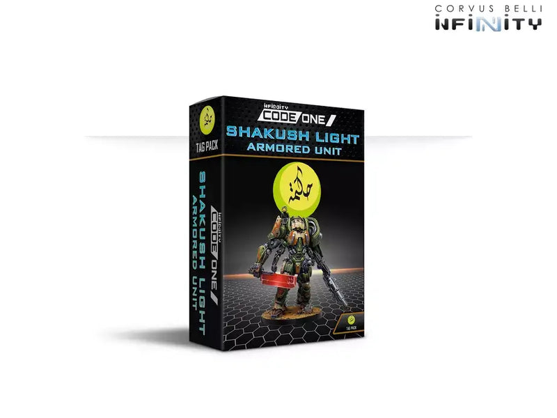 Infinity CodeOne: Haqqislam Shakush Light Armored Unit-Boxed Set-Ashdown Gaming
