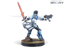 Infinity CodeOne: Shona Carano, Aristeia! Swordmaster (Submachine Gun)-Boxed Set-Ashdown Gaming