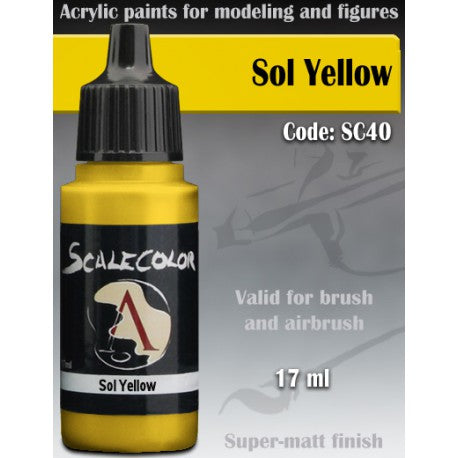 Scalecolor - Sol Yellow-Art & Craft Paint-Ashdown Gaming