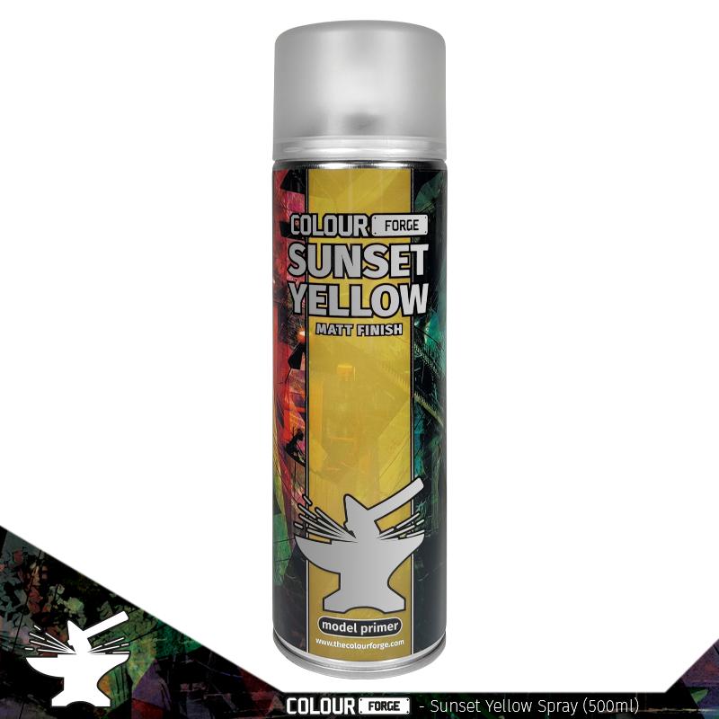 Colour Forge Spray - Sunset Yellow-Paint-Ashdown Gaming