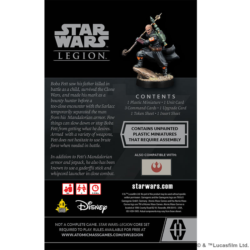 Star Wars Legion: Boba Fett (Daimyo) Operative Expansion-Unit-Ashdown Gaming