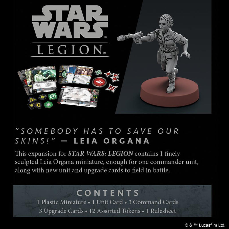 Star Wars Legion: Leia Organa Commander Expansion-Commander-Ashdown Gaming