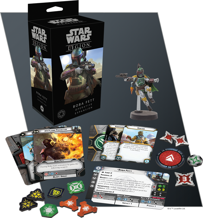 Star Wars Legion: Boba Fett Operative Expansion-Unit-Ashdown Gaming