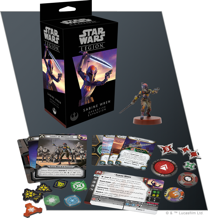 Star Wars Legion: Sabine Wren Operative Expansion-Operative-Ashdown Gaming