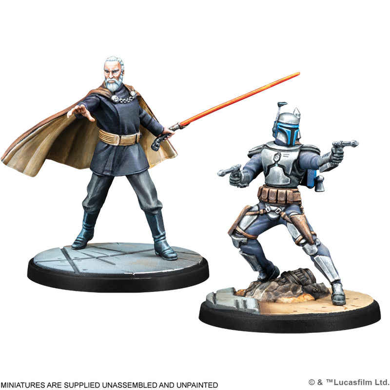 Star Wars Shatterpoint: Twice the Pride - Count Dooku Squad Pack-Boxed Set-Ashdown Gaming