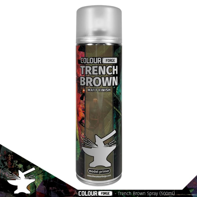 Colour Forge Spray - Trench Brown-Paint-Ashdown Gaming