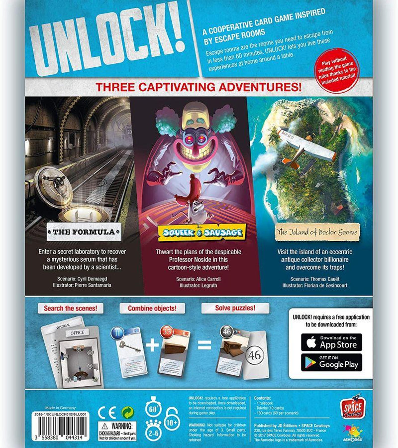 Unlock!-Board Game-Ashdown Gaming