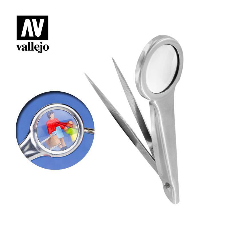 Vallejo Magnifier Tweezers-Tool-Ashdown Gaming