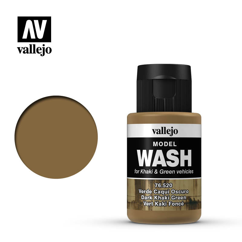 Vallejo Model Wash: Dark Khaki-Wash-Ashdown Gaming