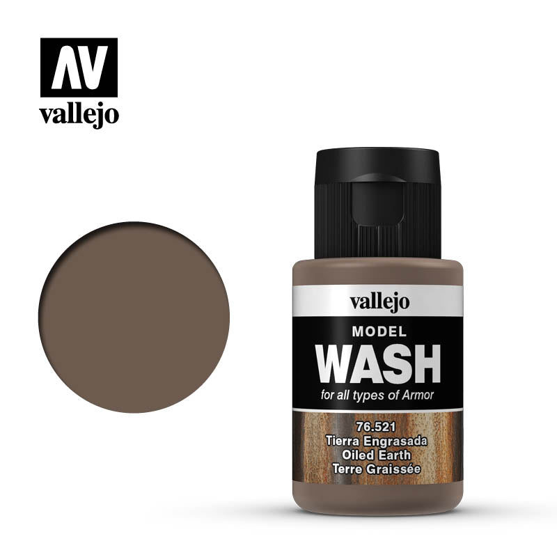 Vallejo Model Wash: Oiled Earth-Wash-Ashdown Gaming
