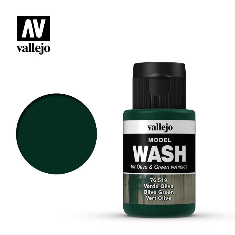 Vallejo Model Wash: Olive Green-Wash-Ashdown Gaming