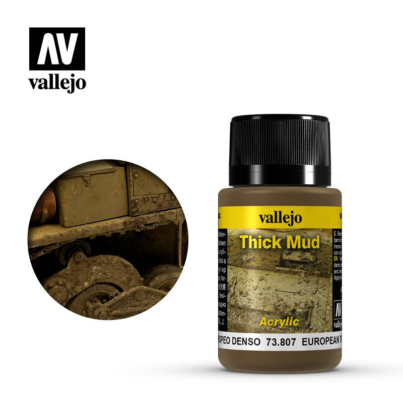 Vallejo Weathering Effects - European Thick Mud 40ml-Paint-Ashdown Gaming