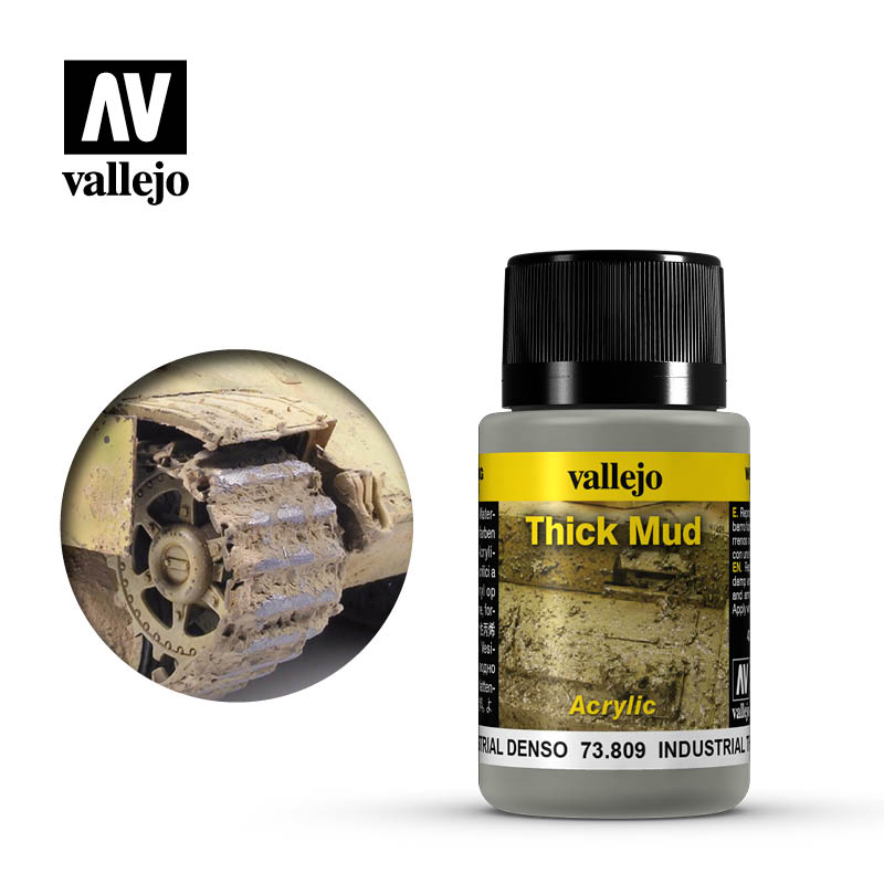Vallejo Weathering Effects - Industrial Thick Mud 40ml-Paint-Ashdown Gaming