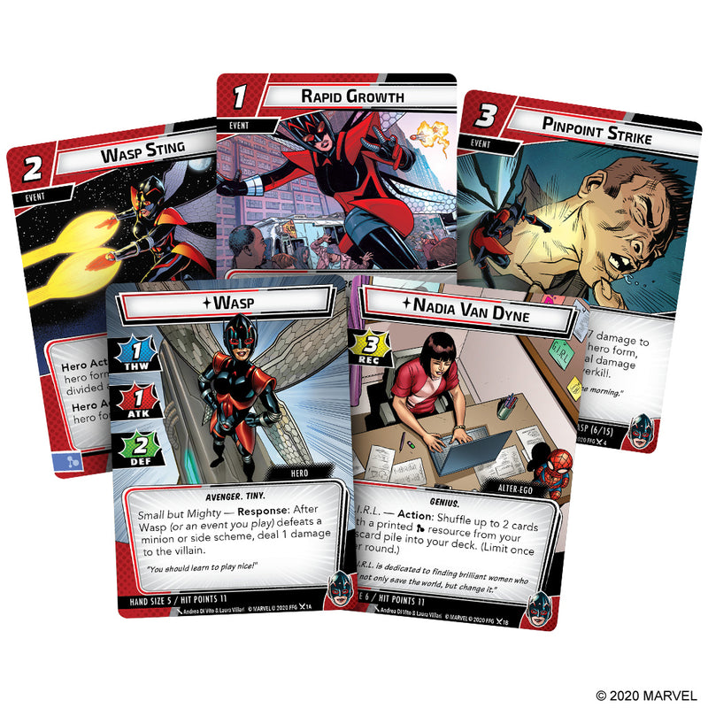 Marvel Champions - Wasp Hero Pack-Ashdown Gaming