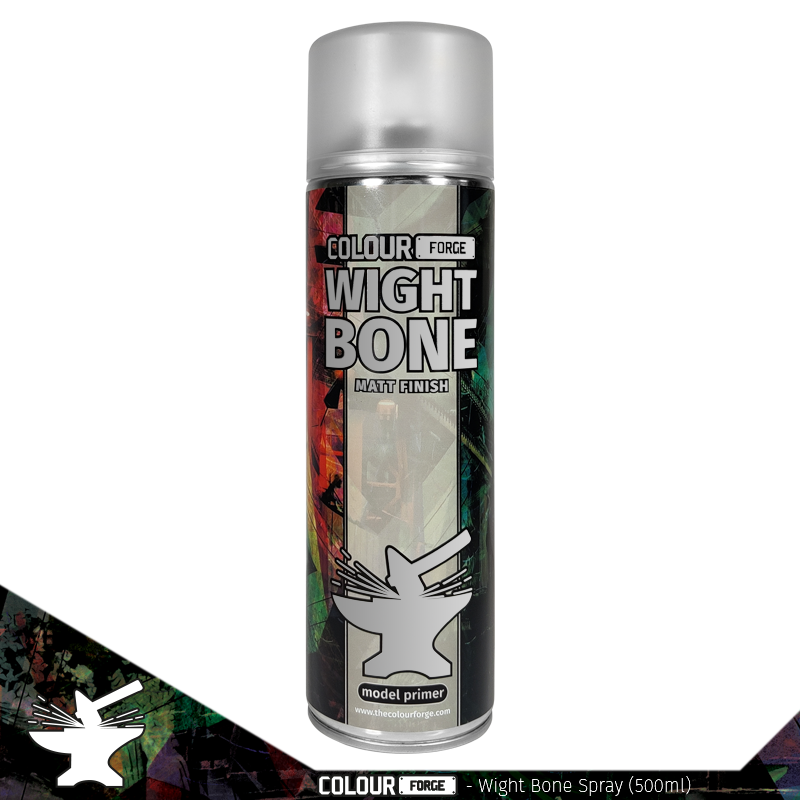 Colour Forge Spray - Wight Bone-Paint-Ashdown Gaming